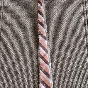 Milano Diagonal Striped Brown and Tan Tie